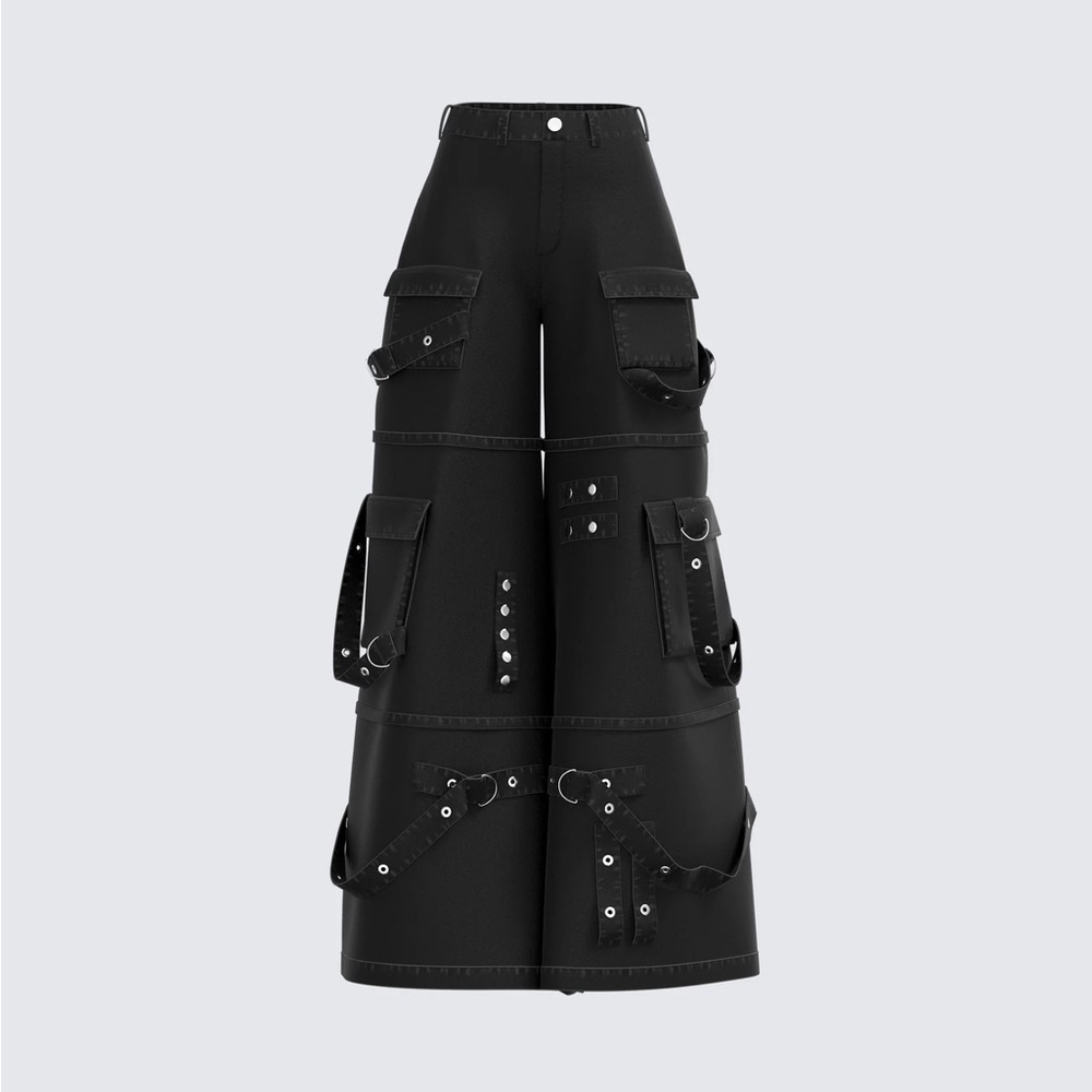 Wide Leg Cargo Pants